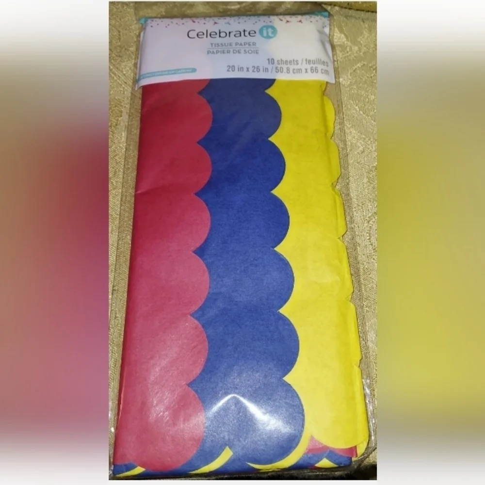 CELEBRATE it tissue paper 12 Sheets 20in X 20 In Pink